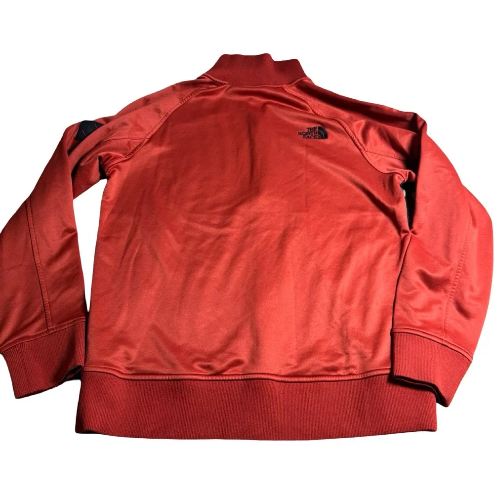 The North Face Full Zip Track Jacket Mens Medium Orange Brown NF0A3LFH Block